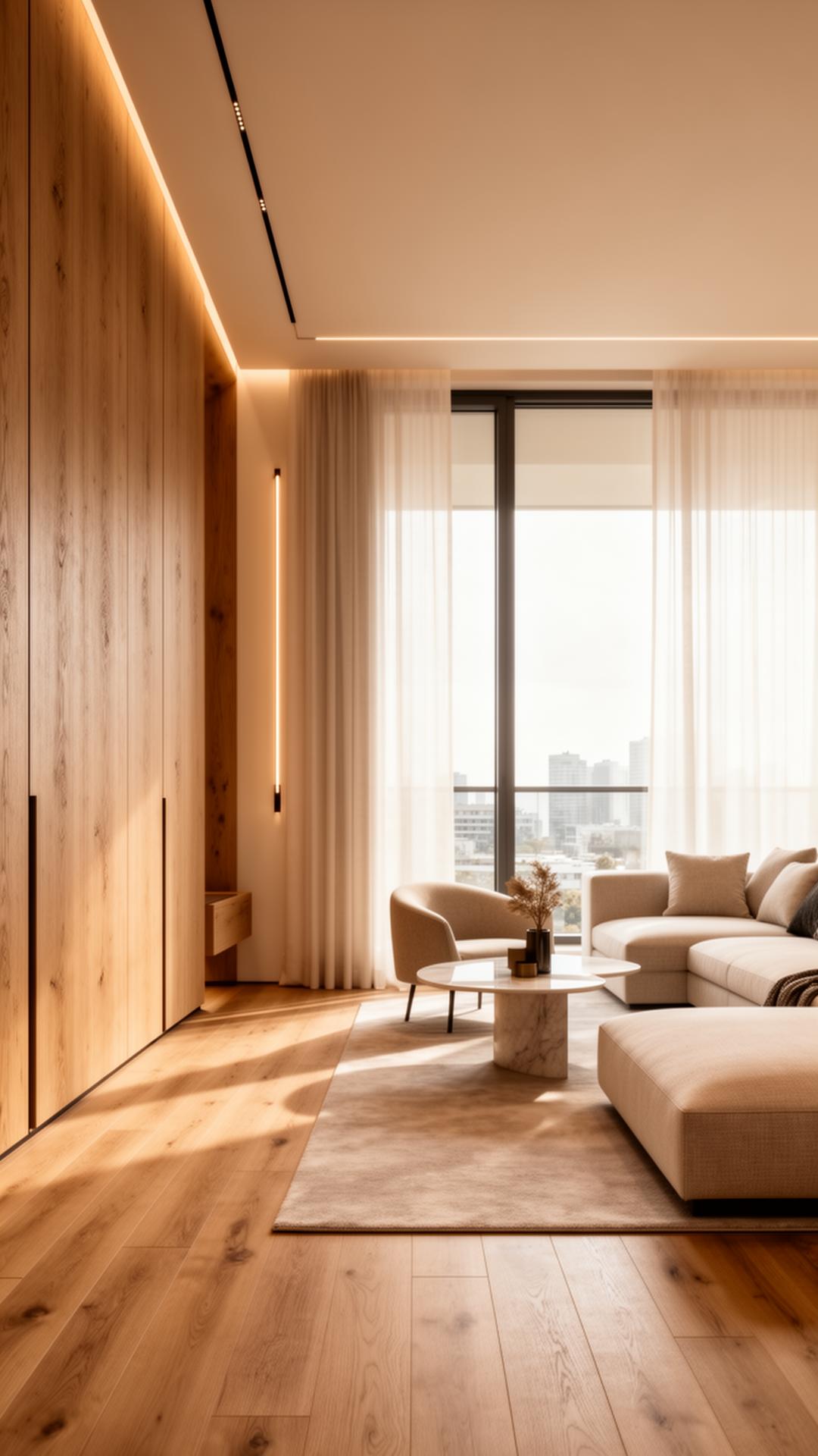 Interior of a well-managed modern residence